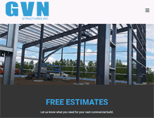 Tablet Screenshot of gvnstructures.com